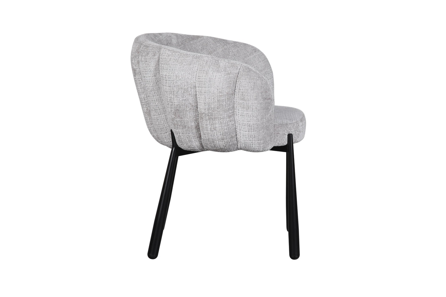 Chaise en tissu anti tache, 68x64xH79CM - LEAH