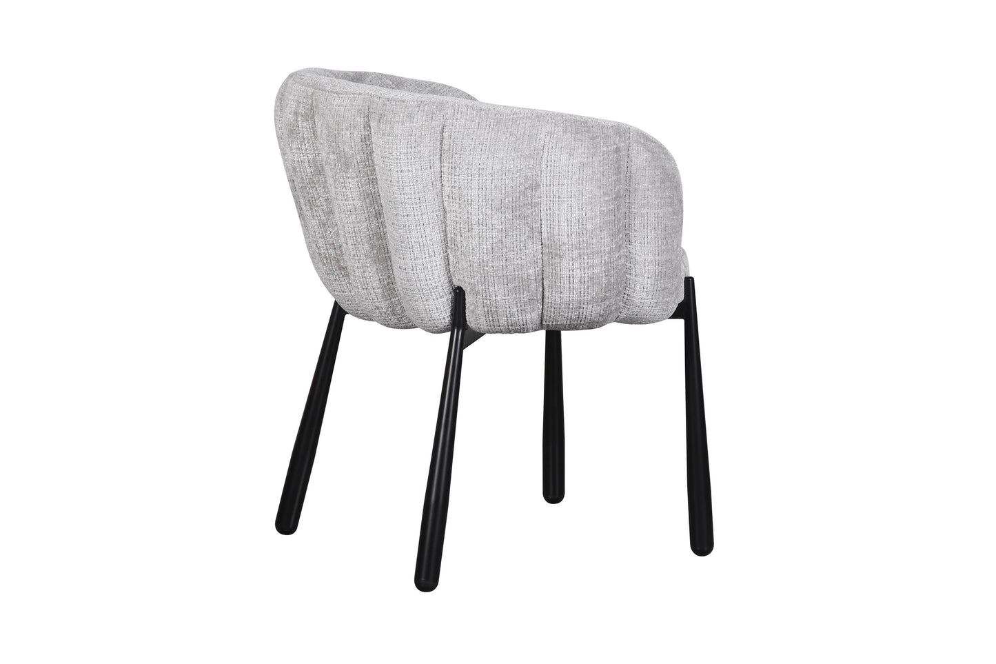 Chaise en tissu anti tache, 68x64xH79CM - LEAH