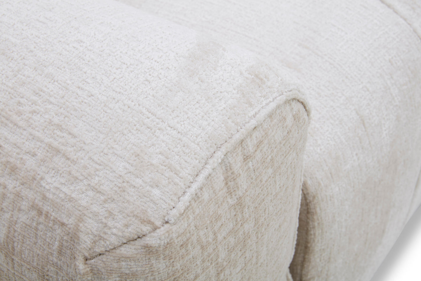 Canapé d'angle en tissu anti tache avec 3 relax, 344x311CM - CLEO