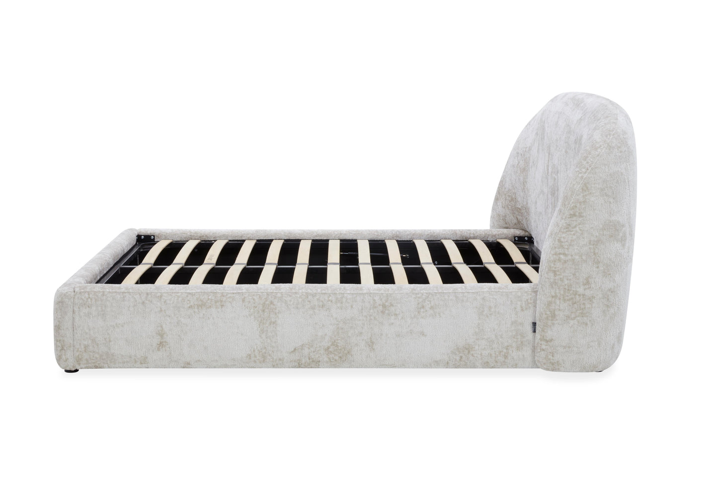 Lit coffre en tissu avec sommier - SELA