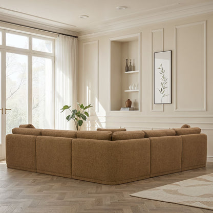 Canapé d'angle / fauteuil en tissu anti tache - EVEREST