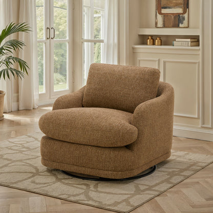 Canapé d'angle / fauteuil en tissu anti tache - EVEREST