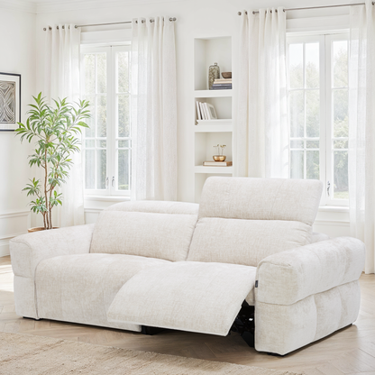 Canapé relax en tissu anti tache - CLEO