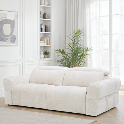 Canapé relax en tissu anti tache - CLEO
