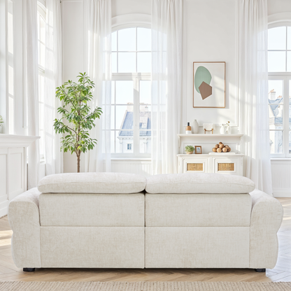 Canapé relax en tissu anti tache - CLEO