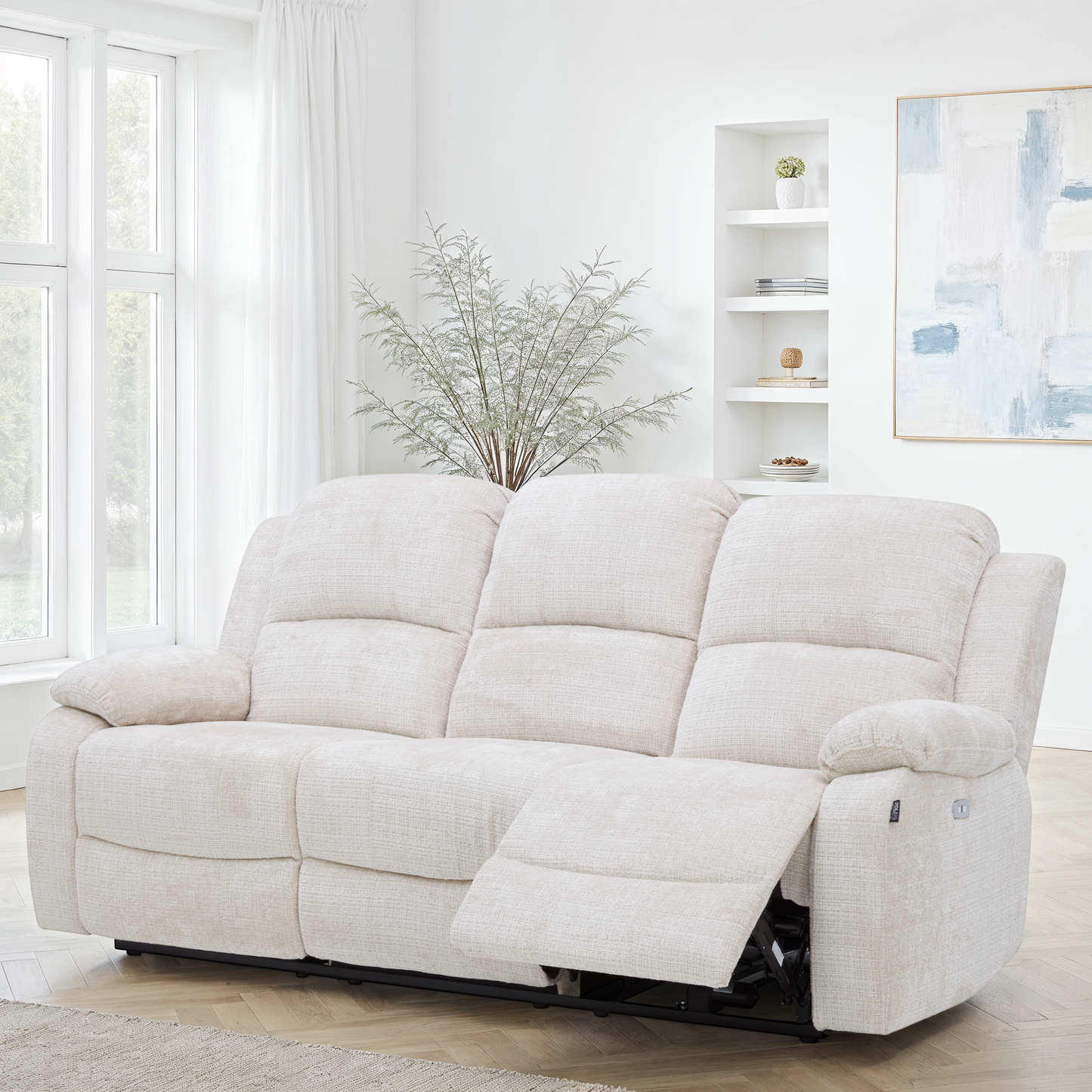 Canapé / fauteuil en tissu anti tache relax super confortable - ROMÉO