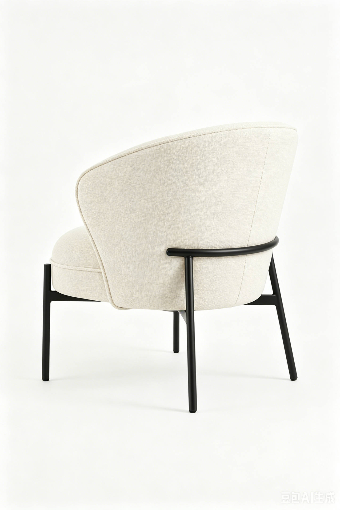 Fauteuil d'appoint en tissu anti tache, 71x77xH71CM - MALIA