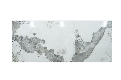 Table à manger plateau en ceramique rectangulaire, H76CM - PILAR