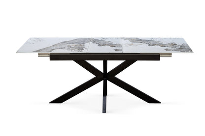 Table à manger extensible avec plateau en céramique - PILAR