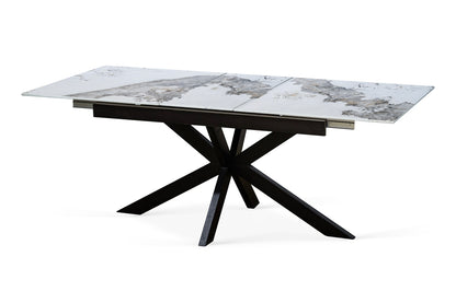 Table à manger extensible avec plateau en céramique - PILAR