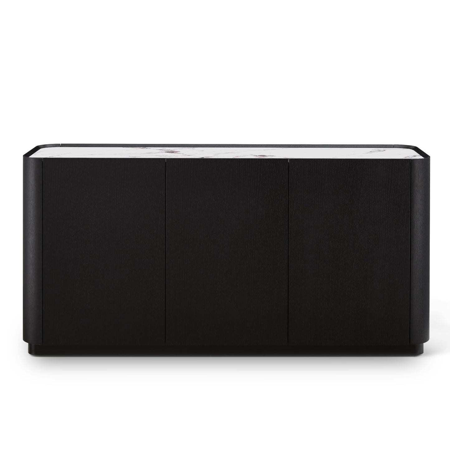 Buffet en particules de bois plateau céramique, H80,7CM - NERO