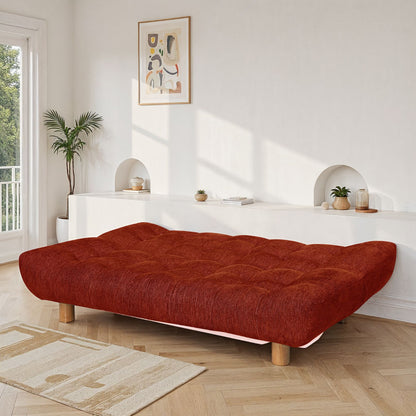Canapé lit clic-clac convertible en tissu anti tache, 186x103xH89CM - LUCIEN