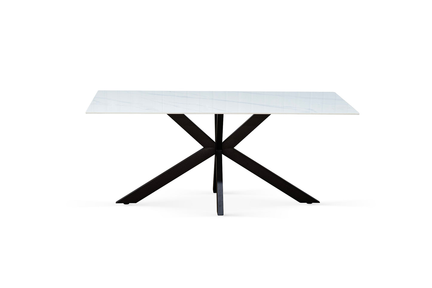 Table à manger plateau en ceramique rectangulaire, H76CM - PILAR