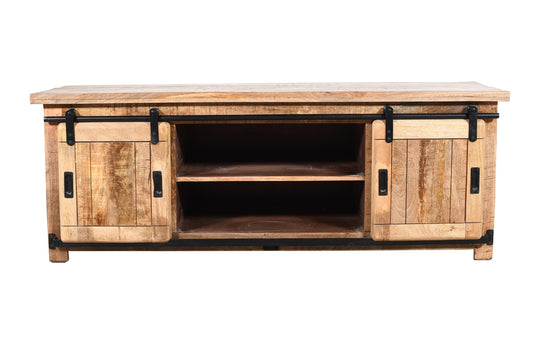 Meuble TV en bois de manguier - RIGA