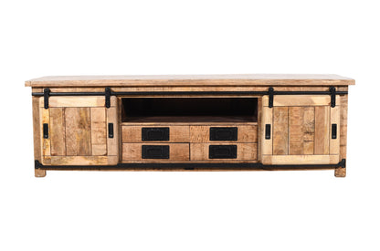 Meuble TV en bois de manguier - RIGA