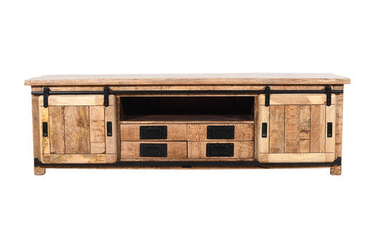 Meuble TV en bois de manguier - RIGA