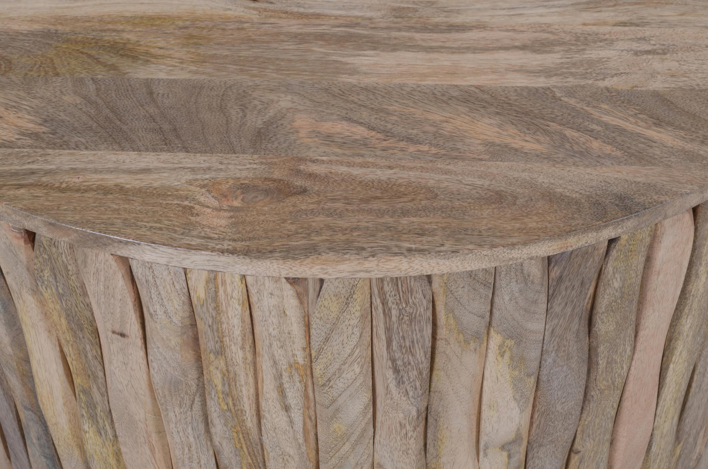 Set de 2 tables basses en bois, D90xH45,5CM et D65xH40CM - AALTO