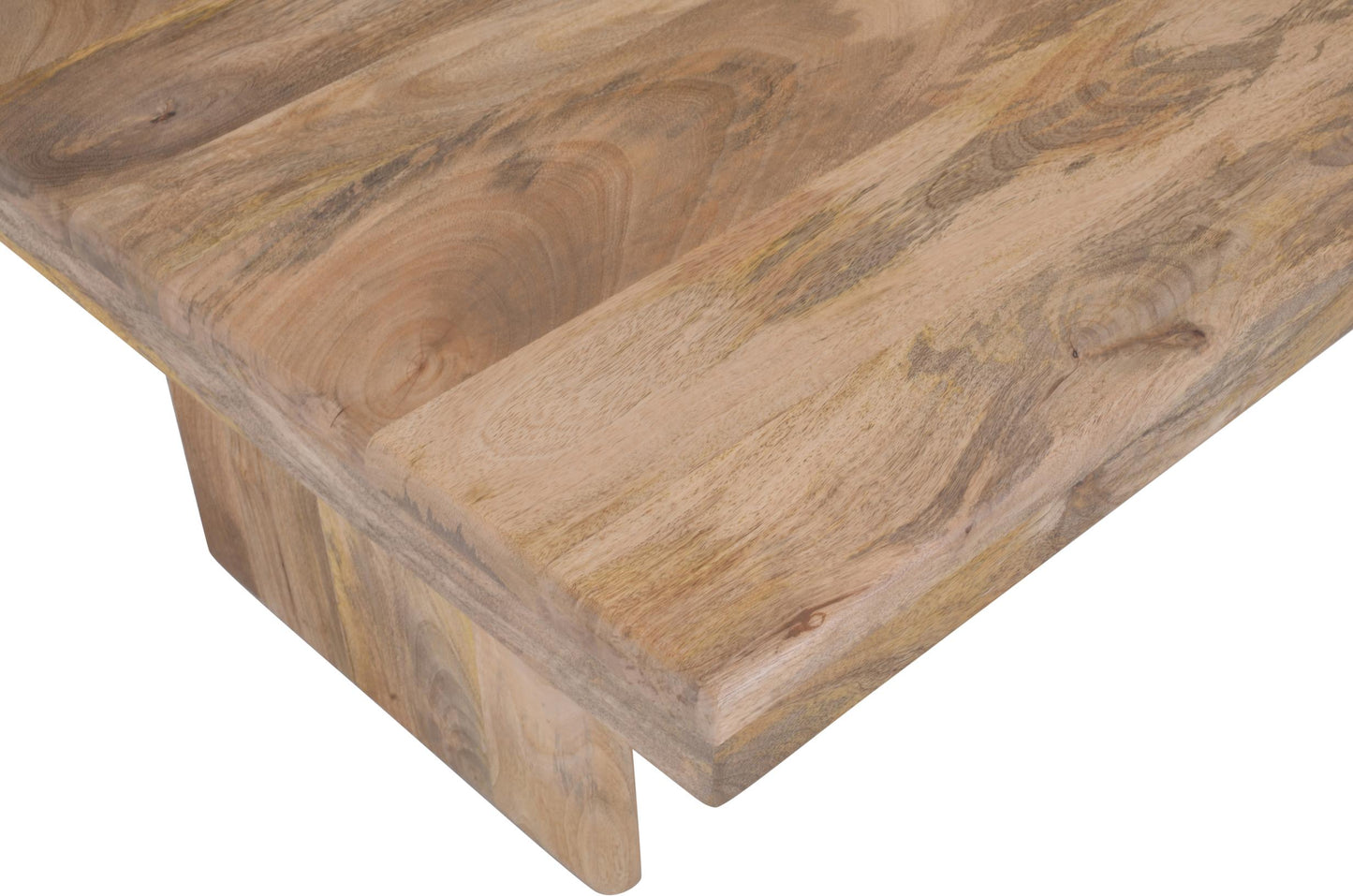 Table basse en bois massif, 90x90xH45CM - LINEA