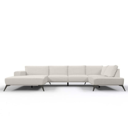 Canapé Angle panoramique en tissu, 391x206xH87CM - HELENA