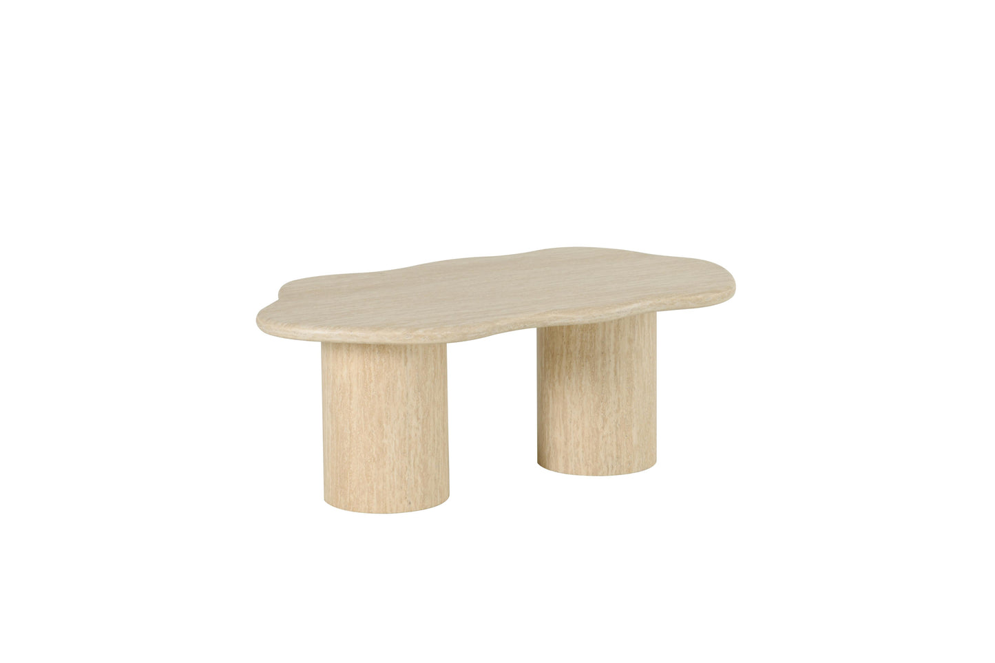 Table basse en travertin, 120x70xH45CM - TORINO