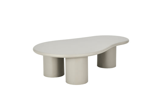 Table basse en travertin, 130x80xH35CM - KAIA