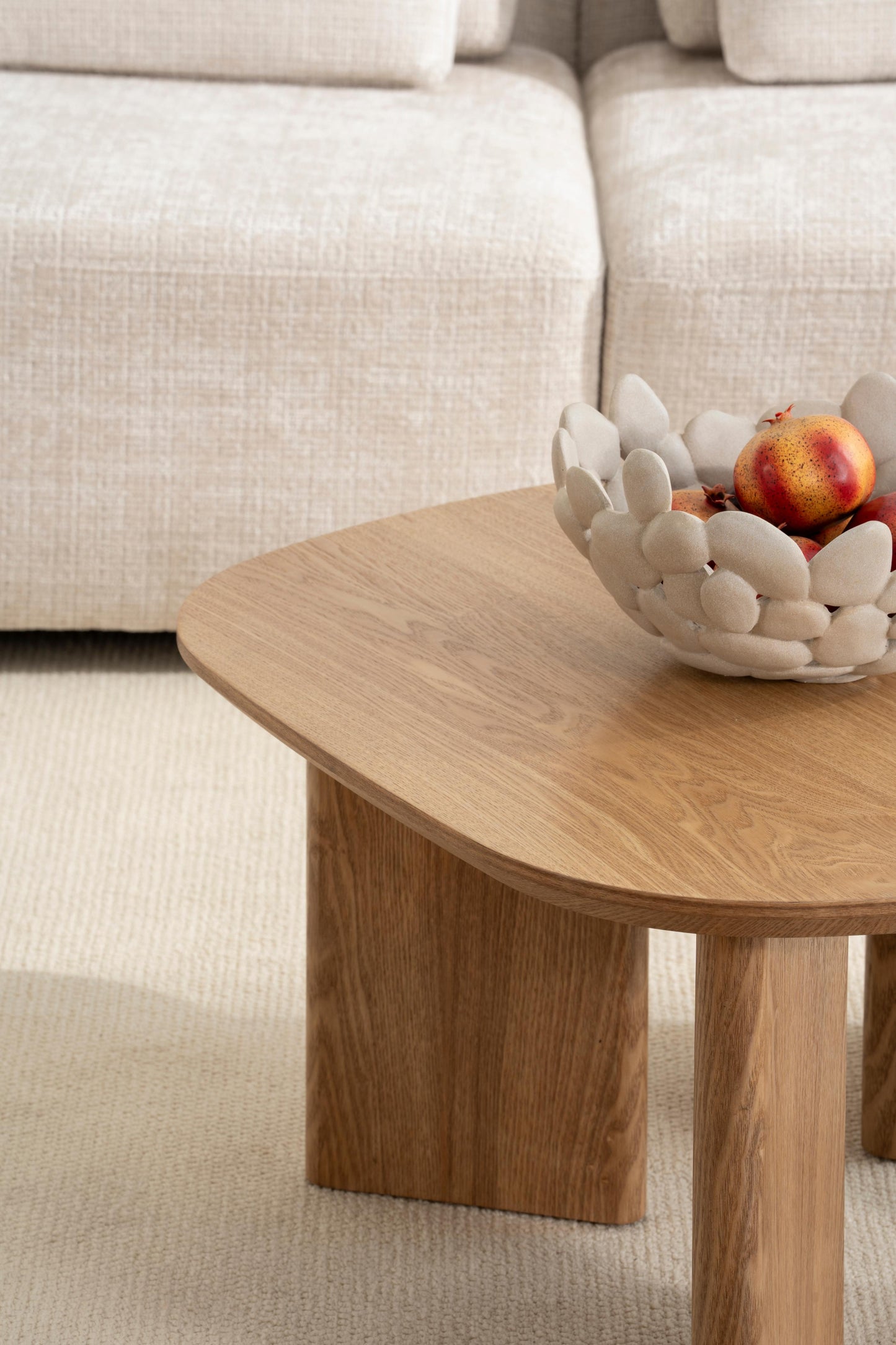 Table basse en bois, 80x80xH42CM - MIRO