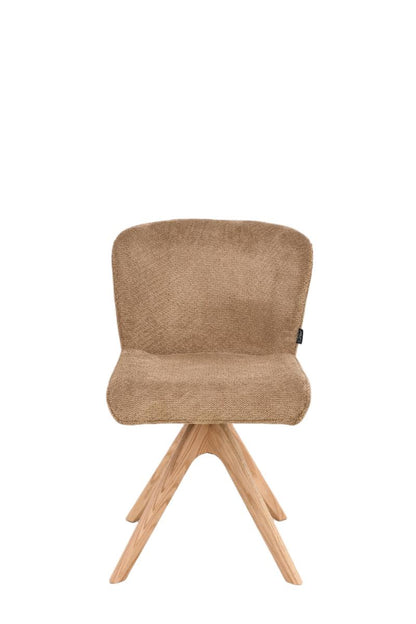 Chaise en tissu anti tache, 52x63xH82CM - ALINA
