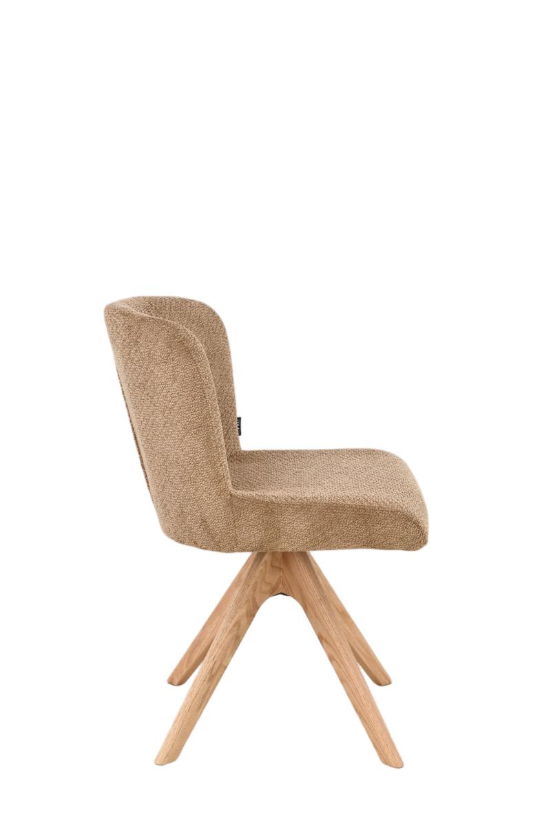 Chaise en tissu anti tache, 52x63xH82CM - ALINA