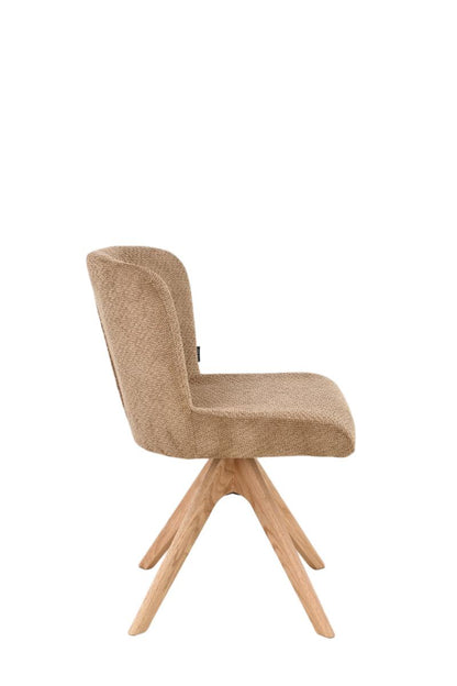 Chaise en tissu anti tache, 52x63xH82CM - ALINA