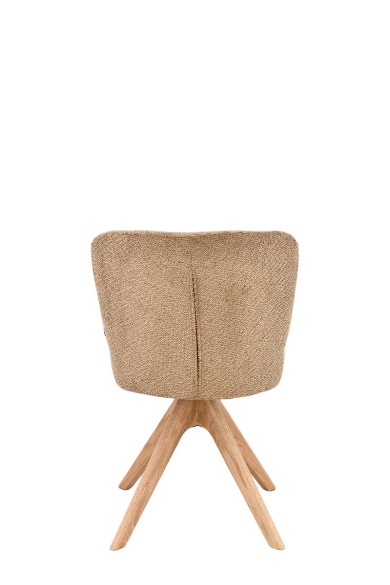 Chaise en tissu anti tache, 52x63xH82CM - ALINA