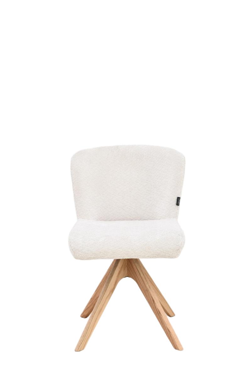 Chaise en tissu anti tache, 52x63xH82CM - ALINA