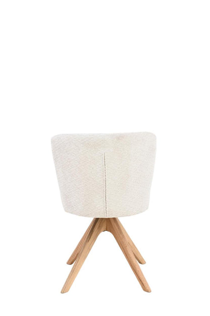 Chaise en tissu anti tache, 52x63xH82CM - ALINA