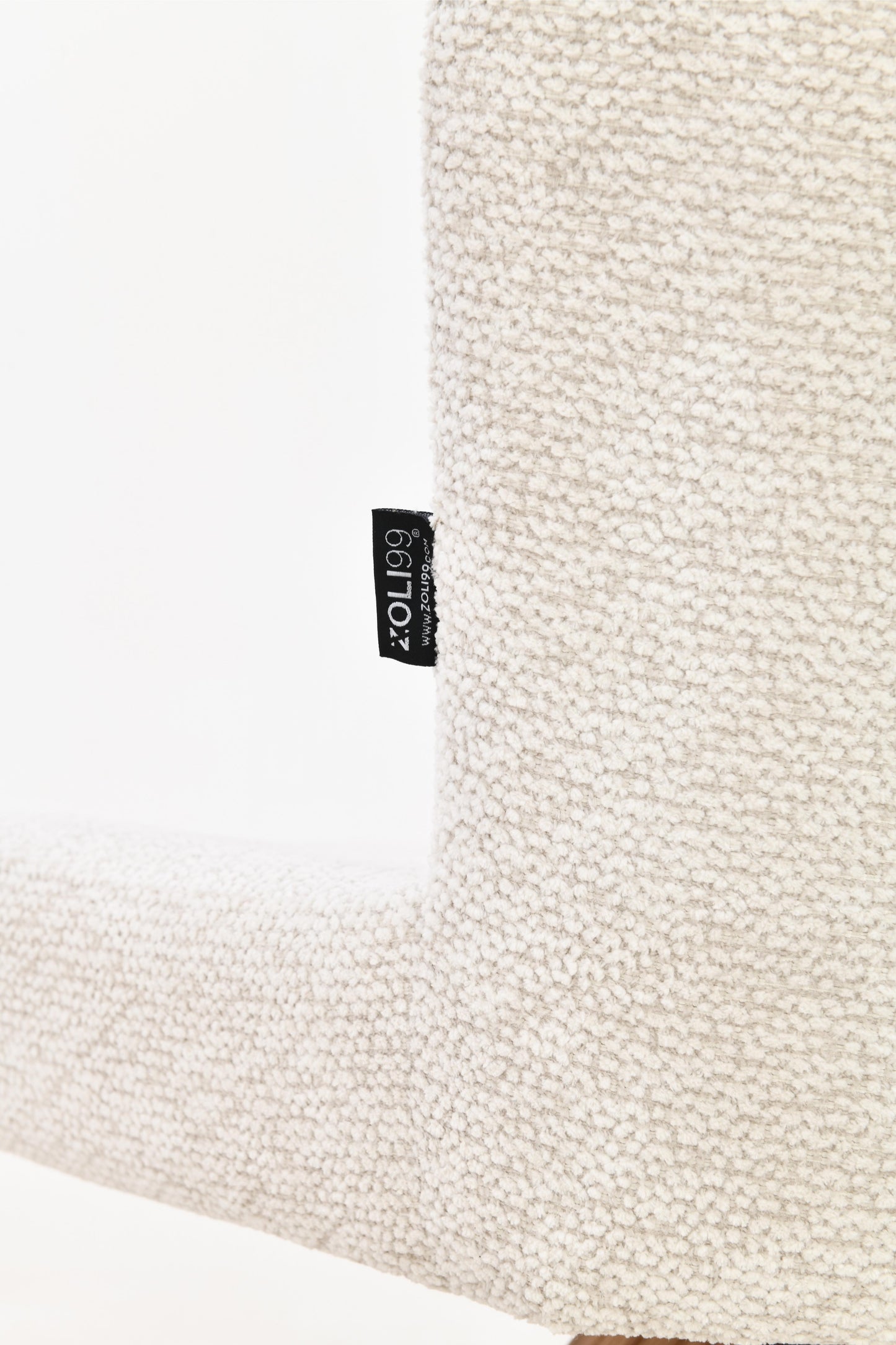 Chaise en tissu anti tache, 52x63xH82CM - ALINA