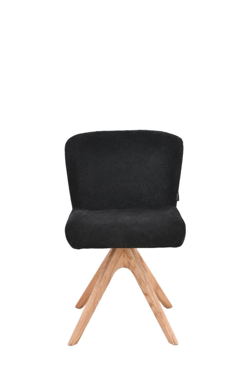Chaise en tissu anti tache, 52x63xH82CM - ALINA
