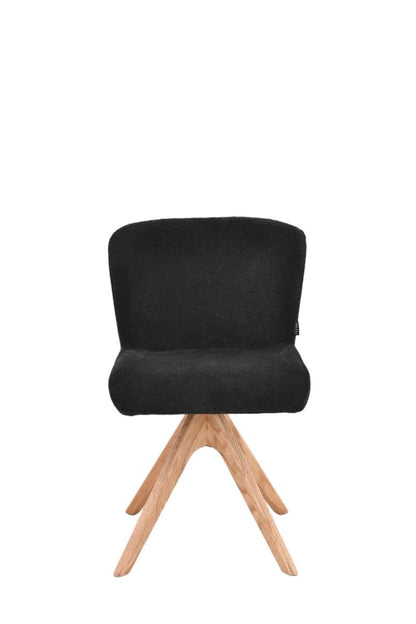 Chaise en tissu anti tache, 52x63xH82CM - ALINA