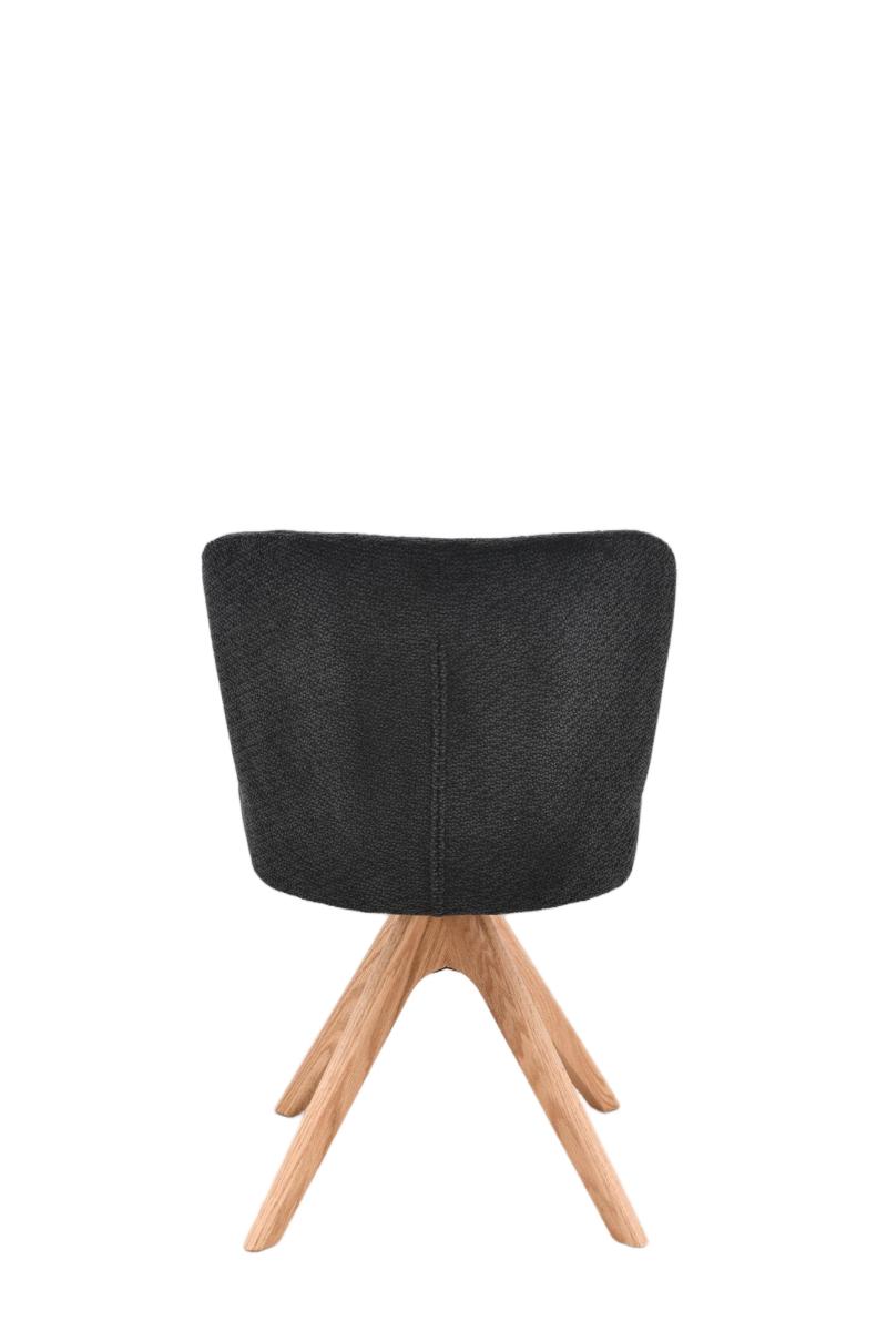 Chaise en tissu anti tache, 52x63xH82CM - ALINA