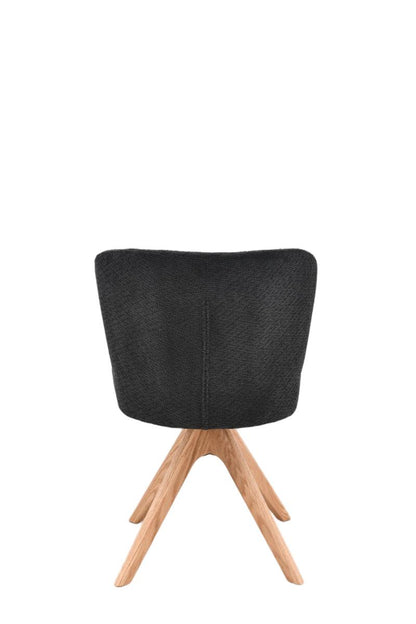 Chaise en tissu anti tache, 52x63xH82CM - ALINA