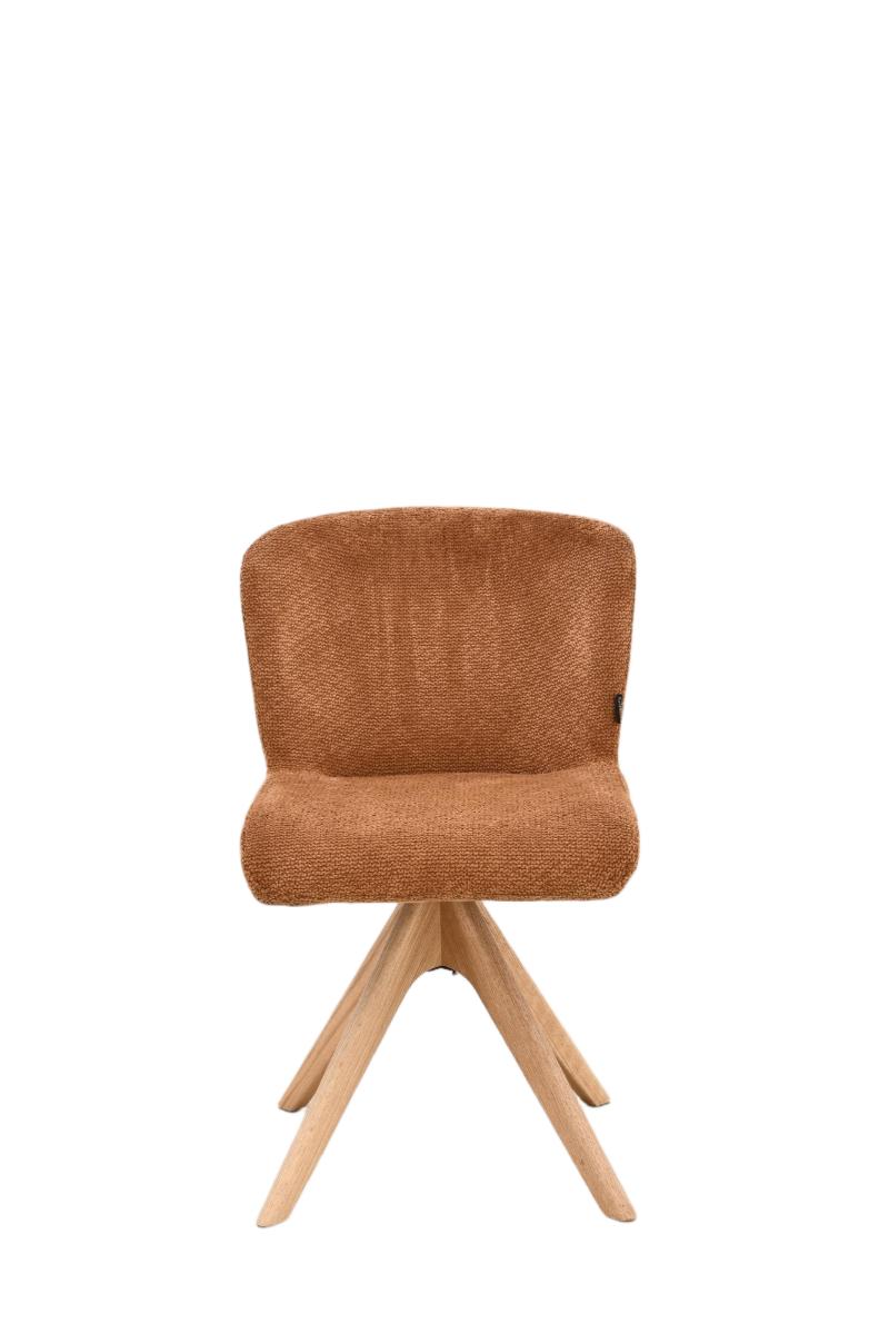 Chaise en tissu anti tache, 52x63xH82CM - ALINA