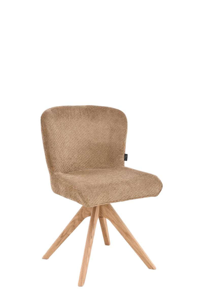 Chaise en tissu anti tache, 52x63xH82CM - ALINA