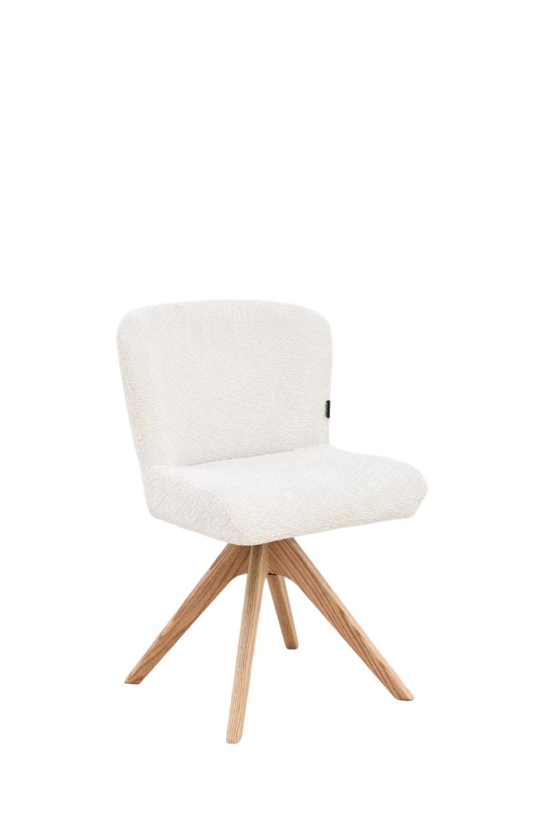 Chaise en tissu anti tache, 52x63xH82CM - ALINA