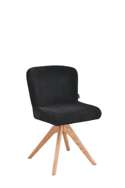 Chaise en tissu anti tache, 52x63xH82CM - ALINA