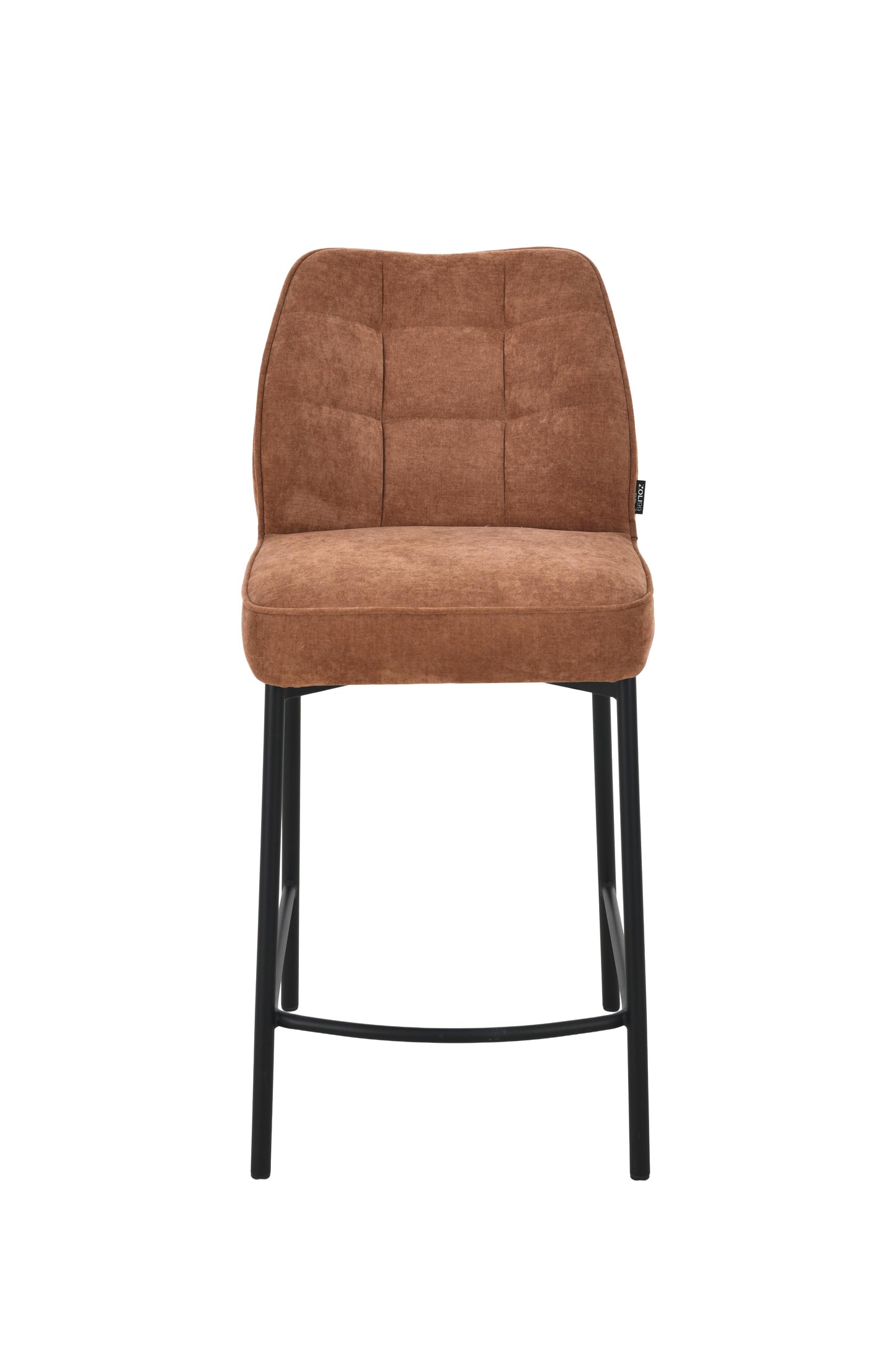 Chaise haute tabouret de bar en tissu anti tache, 67x47xH97,5CM - LYRA