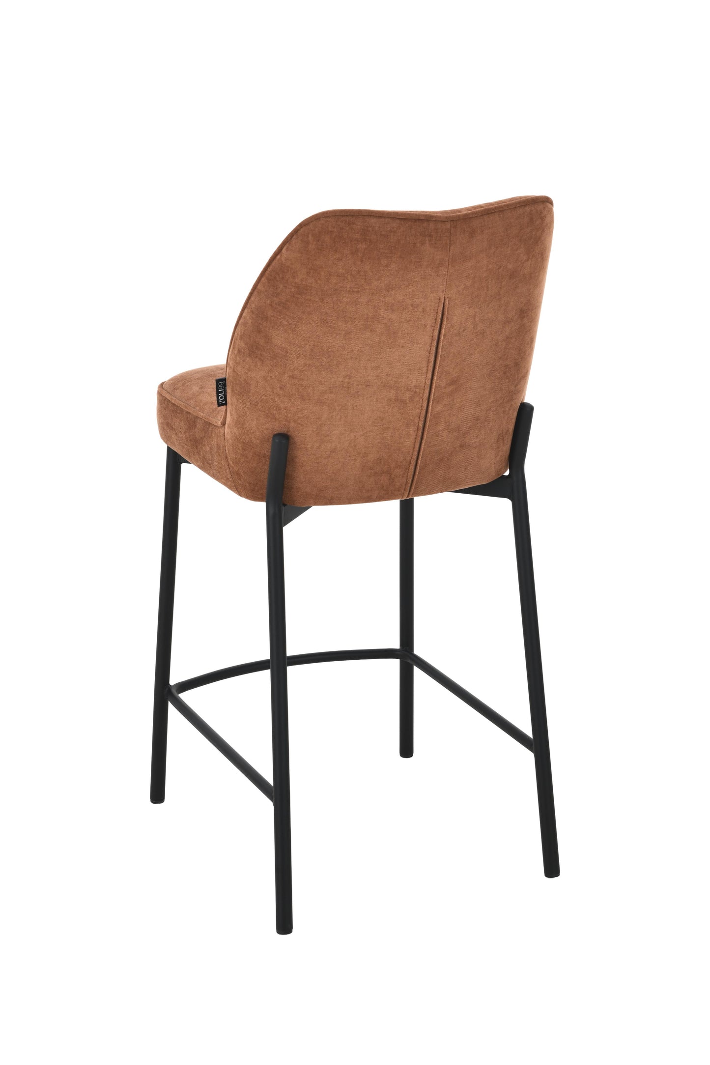 Chaise haute tabouret de bar en tissu anti tache, 67x47xH97,5CM - LYRA