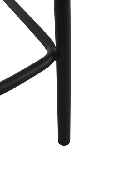 Chaise haute tabouret de bar en tissu anti tache, 67x47xH97,5CM - LYRA