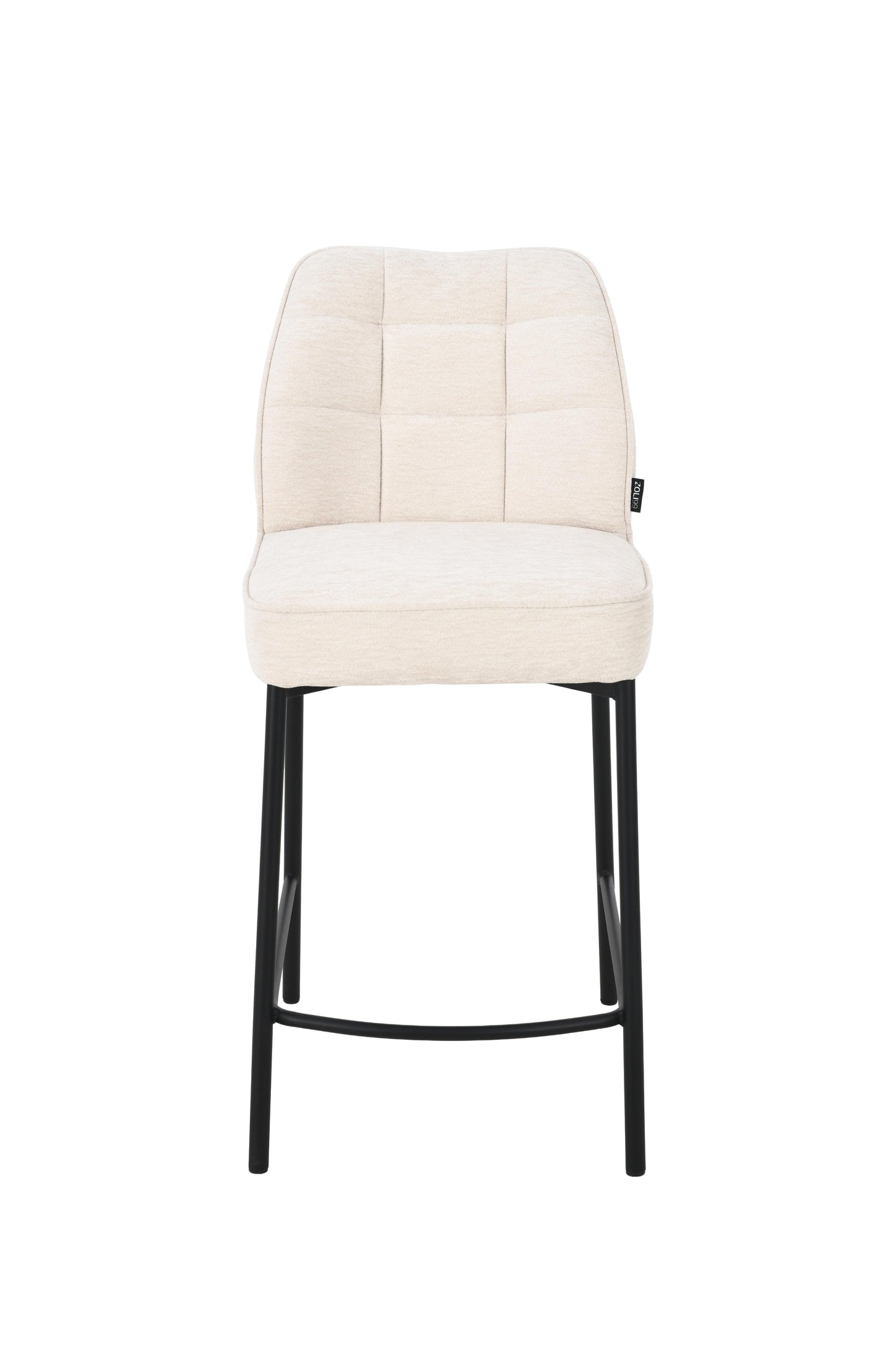 Chaise haute tabouret de bar en tissu anti tache, 67x47xH97,5CM - LYRA