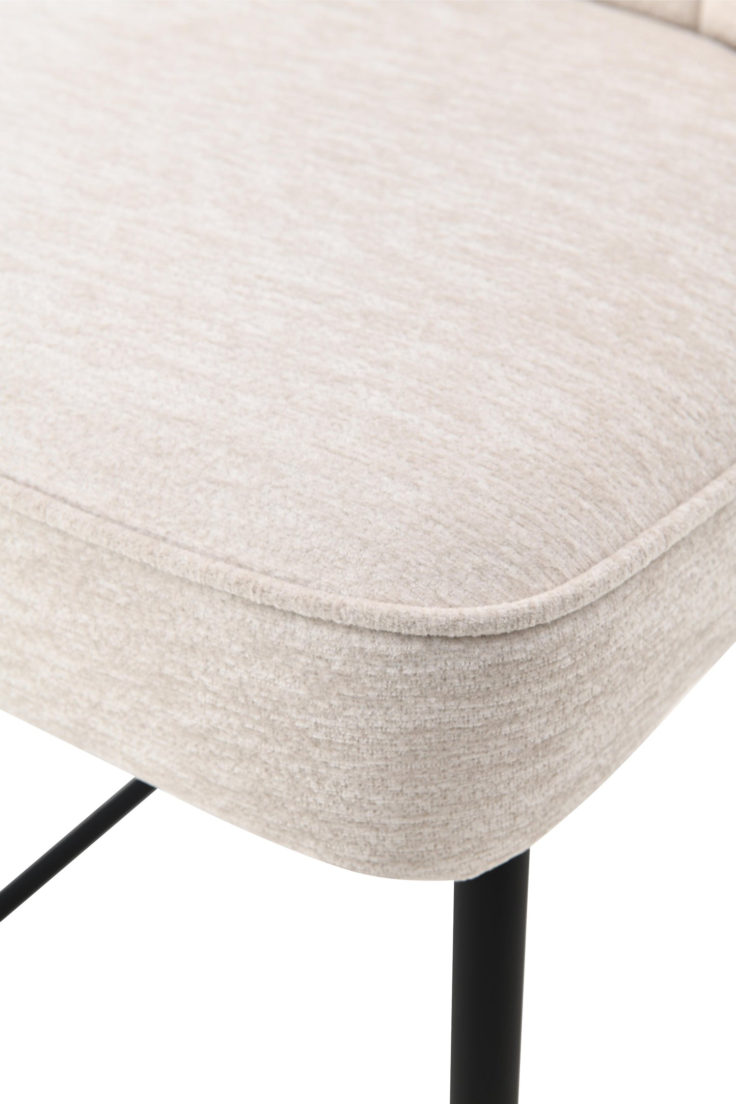 Chaise haute tabouret de bar en tissu anti tache, 67x47xH97,5CM - LYRA