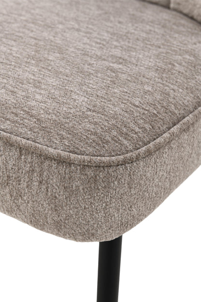 Chaise haute tabouret de bar en tissu anti tache, 67x47xH97,5CM - LYRA