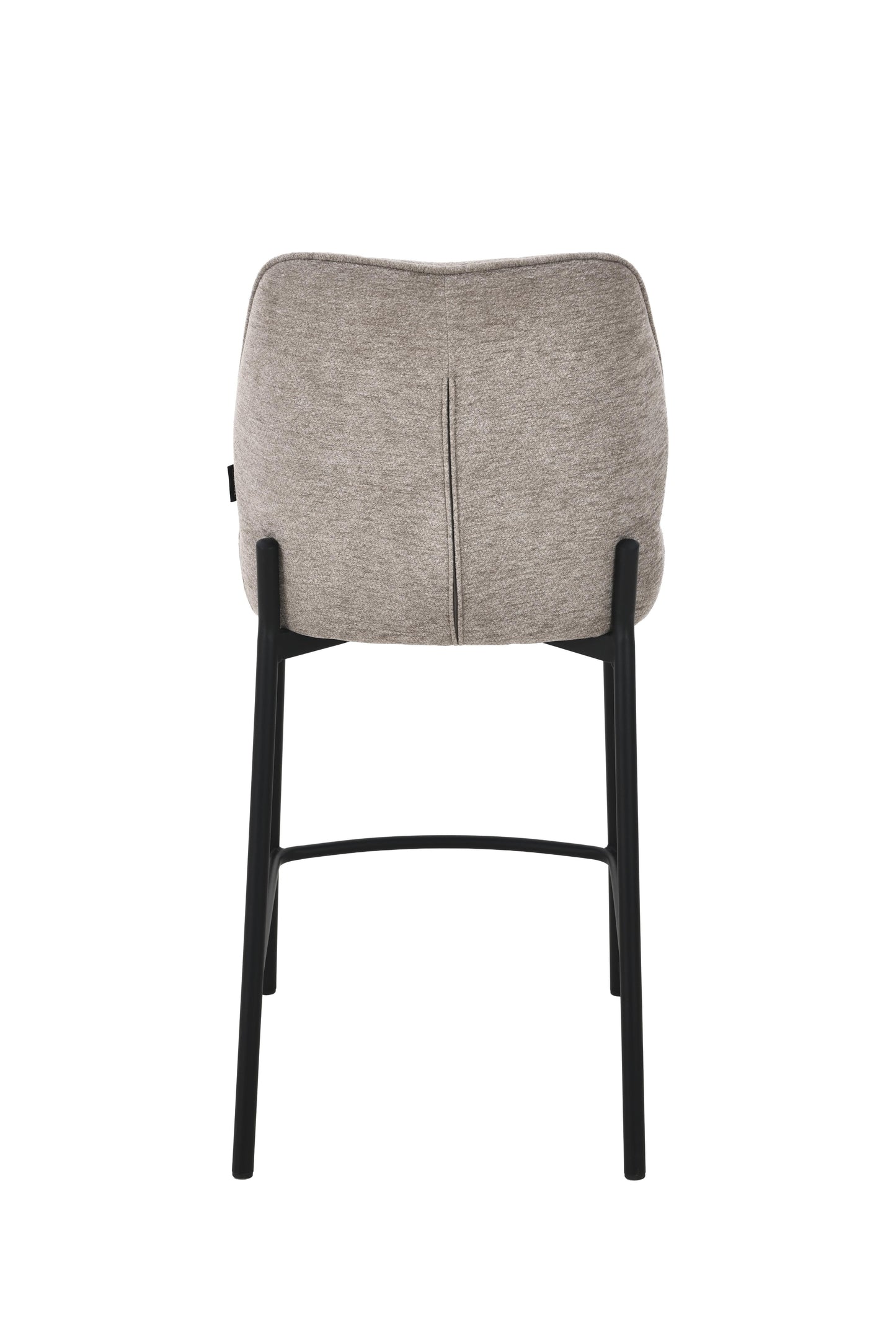 Chaise haute tabouret de bar en tissu anti tache, 67x47xH97,5CM - LYRA