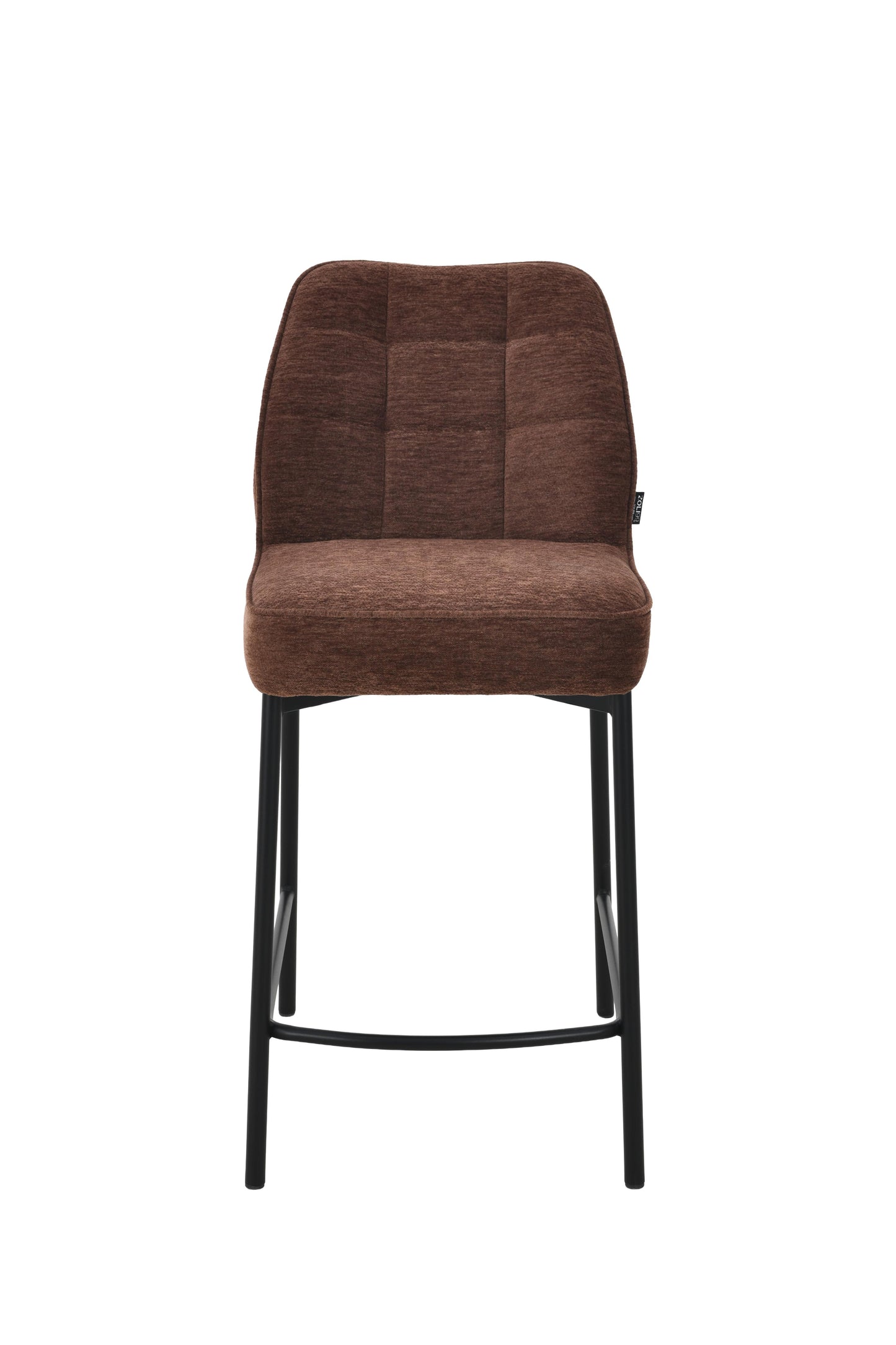 Chaise haute tabouret de bar en tissu anti tache, 67x47xH97,5CM - LYRA