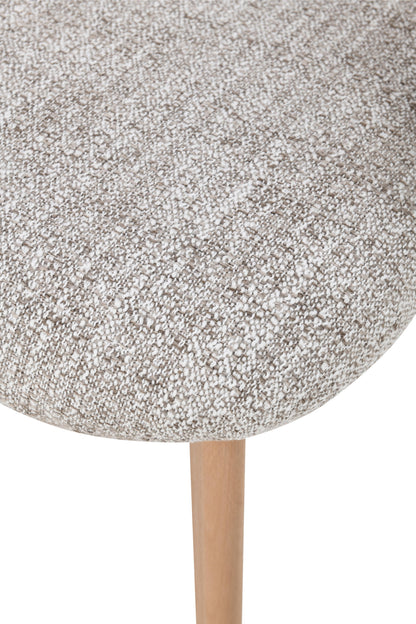 Chaise en tissu anti tache, 60x55xH79CM - VERA